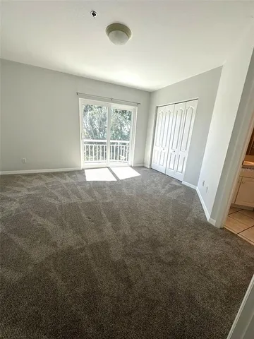 a view of a balcony with staircase