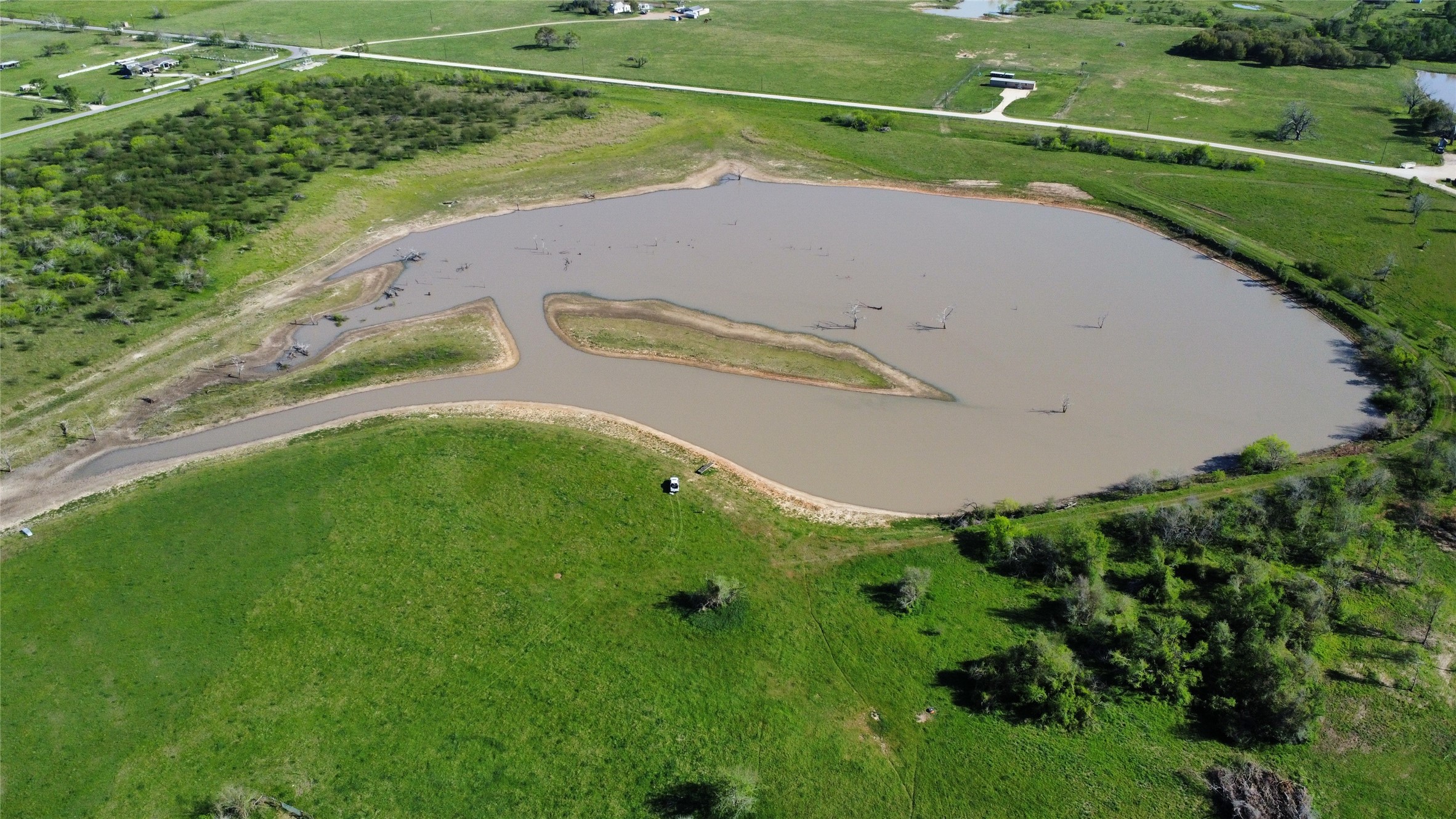 0 Fm 529 Road Hempstead, TX 77445 - Photo 7 of 7 Pond aerial