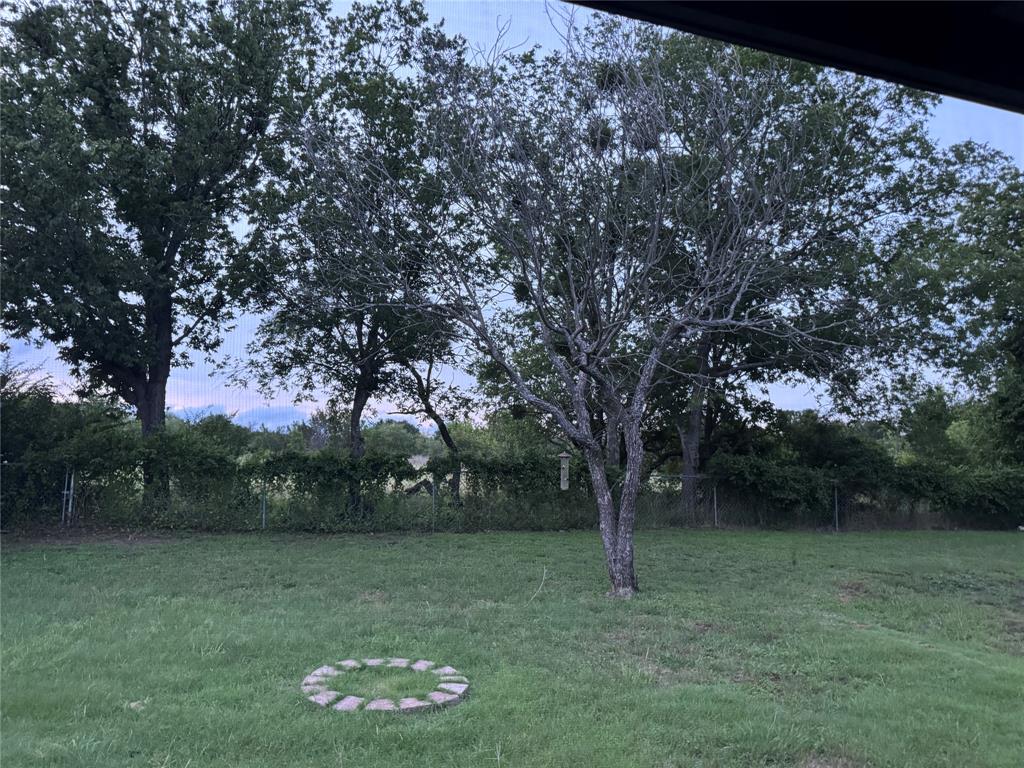 708 West 1st Street Hico, TX 76457 - Photo 14 of 24 a backyard of a house with lots of green space