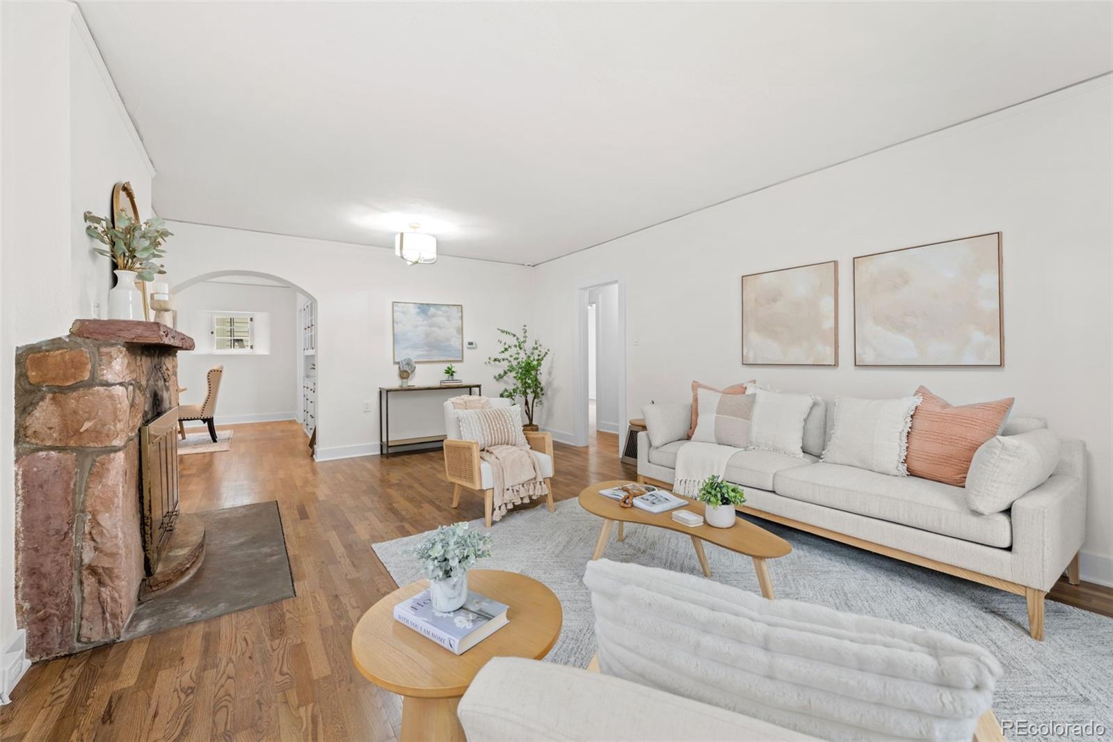 772 16th Street Boulder, CO 80302 - Photo 8 of 26 a living room with furniture and wooden floor