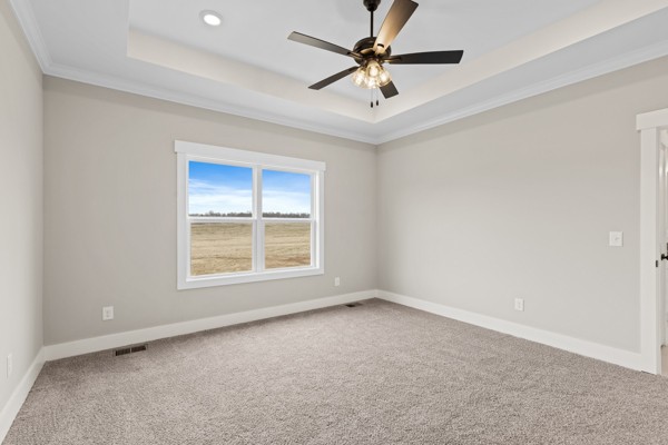 5558 Borthick Road Springfield, TN 37172 - Photo 19 of 43 an empty room with a ceiling fan and windows