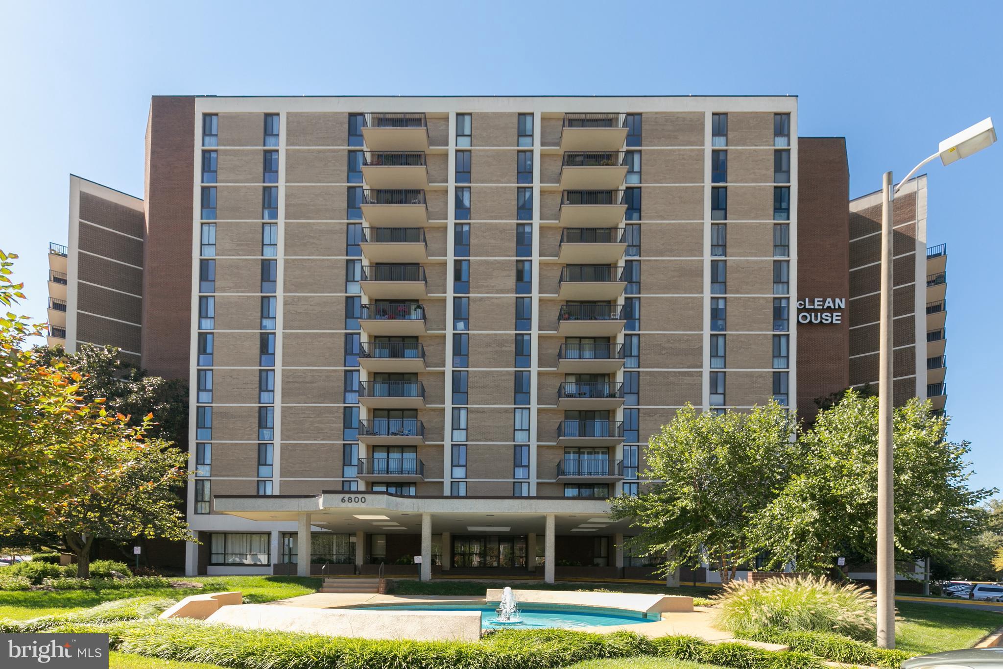 6800 Fleetwood Road, Unit 1017 McLean, VA 22101 - Photo 2 of 24 a front view of a building with street view