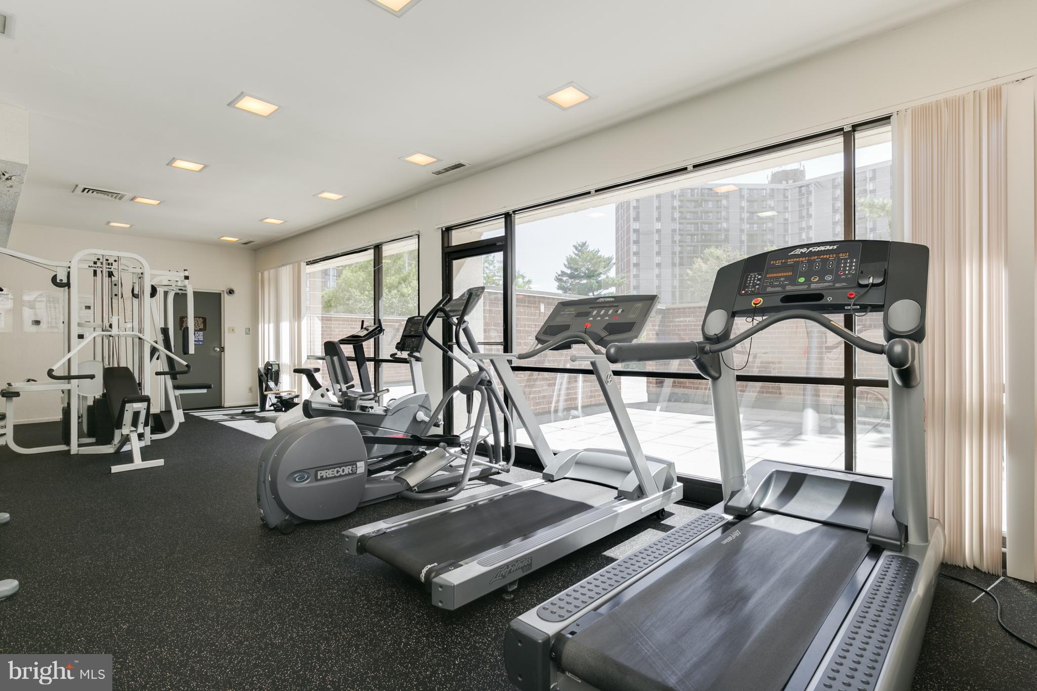 6800 Fleetwood Road, Unit 1017 McLean, VA 22101 - Photo 21 of 24 a view of a room with gym equipment
