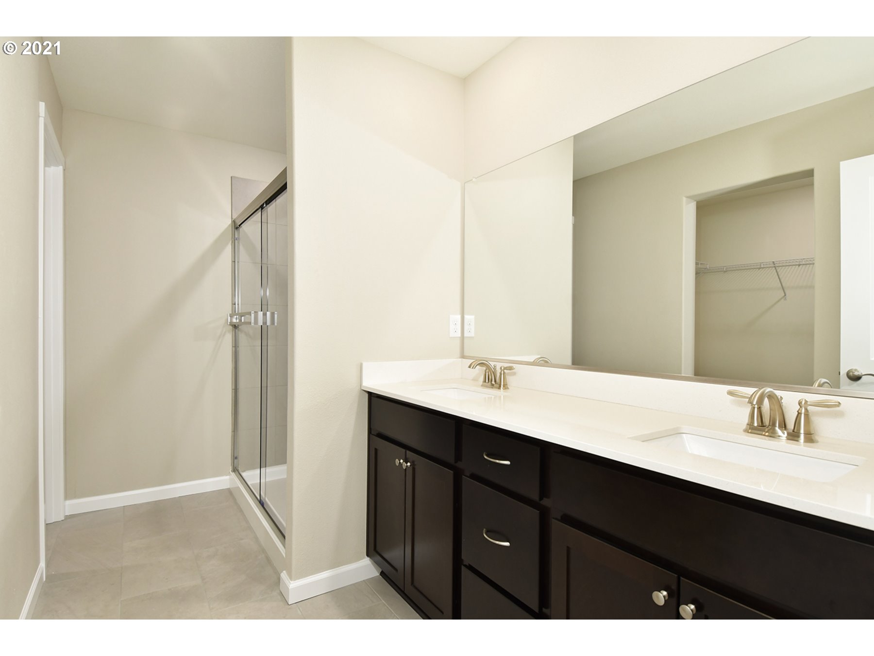 7011 Northeast 156th Place Vancouver, WA 98682 - Photo 11 of 21 a bathroom with a sink and a mirror