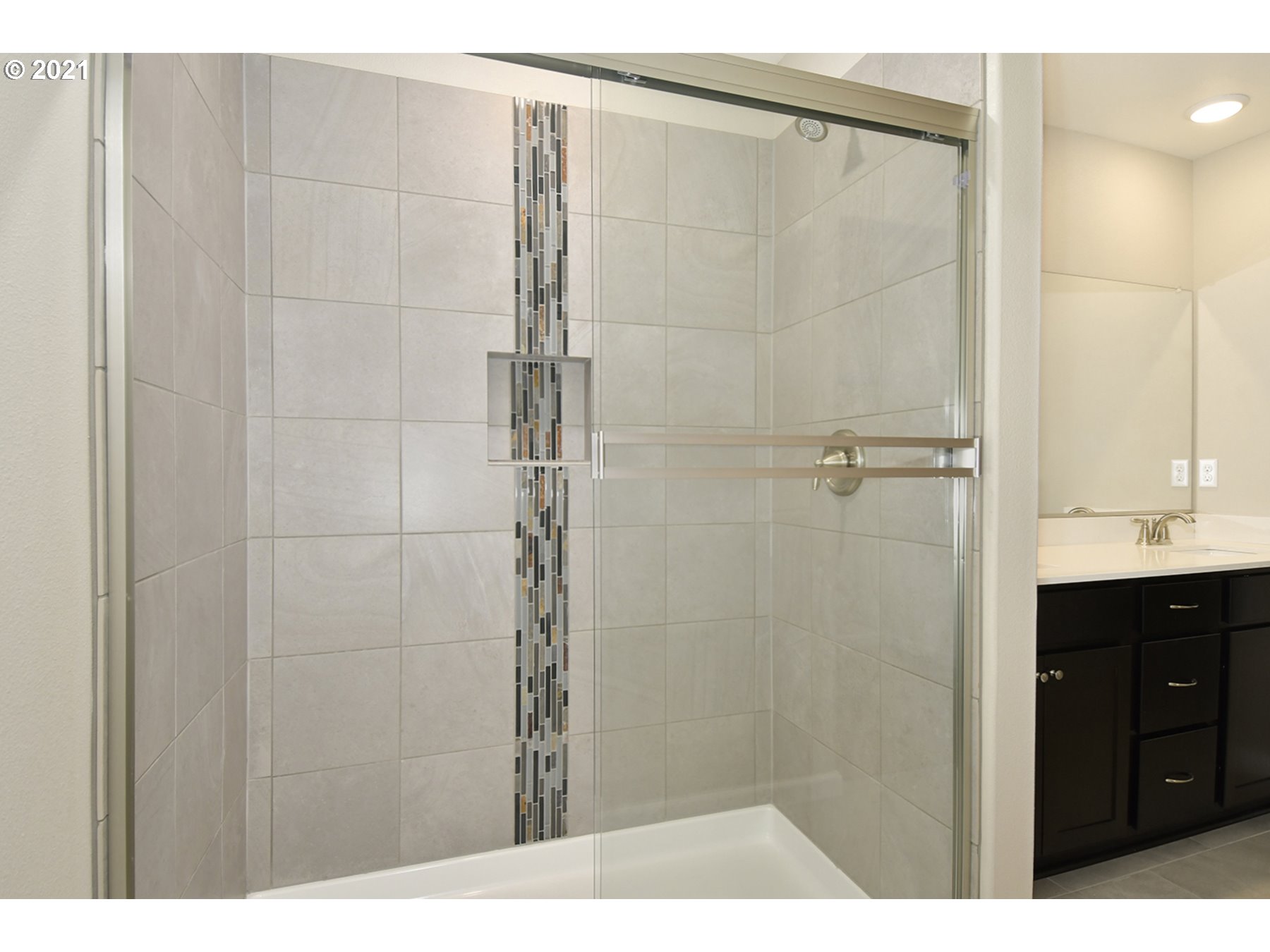 7011 Northeast 156th Place Vancouver, WA 98682 - Photo 12 of 21 a bathroom with a shower and a sink