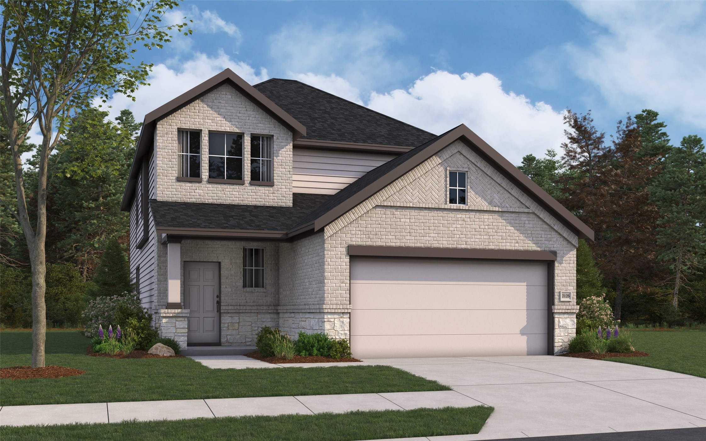 22428 Kinley Street New Caney, TX 77357 - Photo 12 of 12 Rendering of floor plan. Colors and features may differ from shown representation.