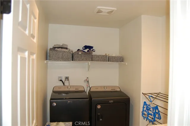 a view of storage utility room