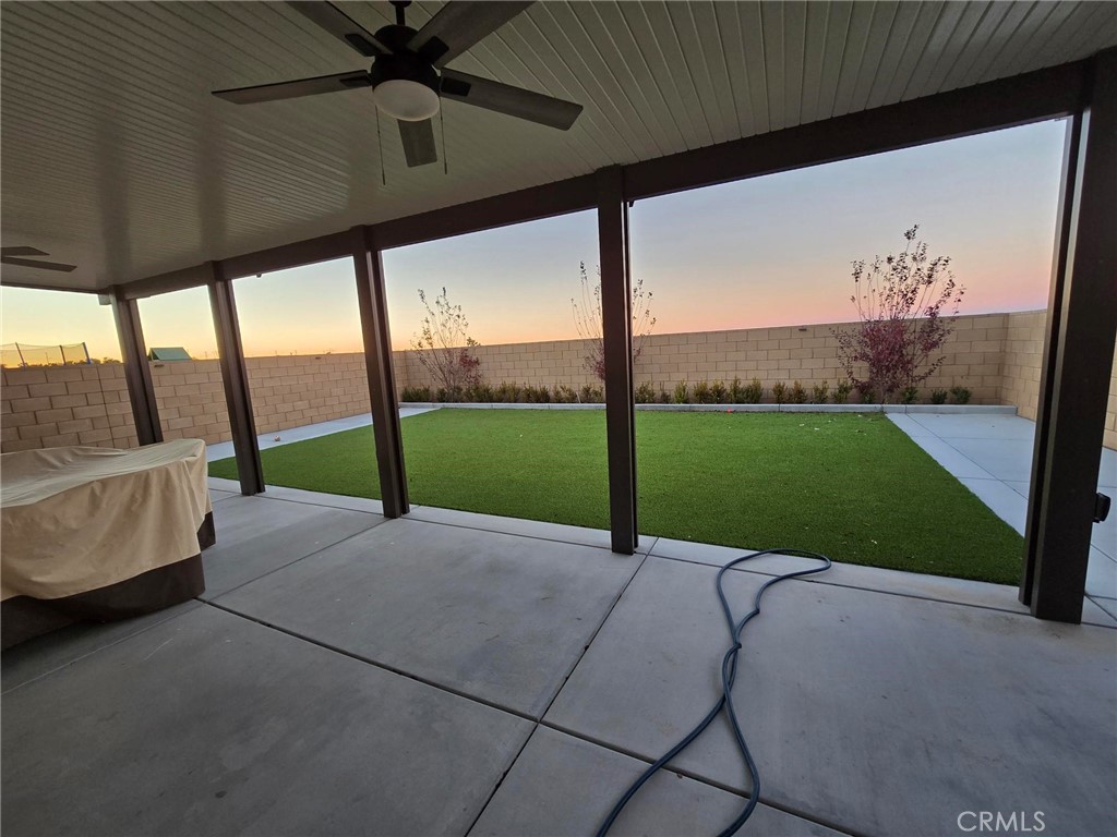 14196 Hercules Street Hesperia, CA 92345 - Photo 7 of 21 a view of a garden from the window