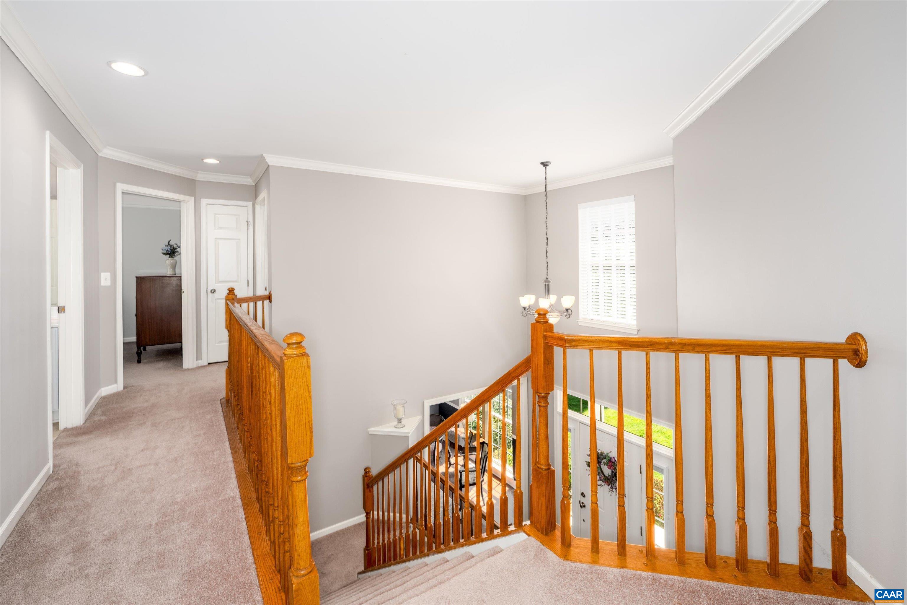 5366 Park Road Crozet, VA 22932 - Photo 37 of 61 a view of a hallway with entryway and stairs