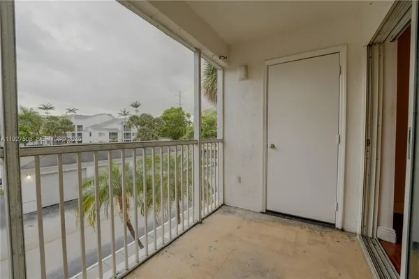 a view of balcony