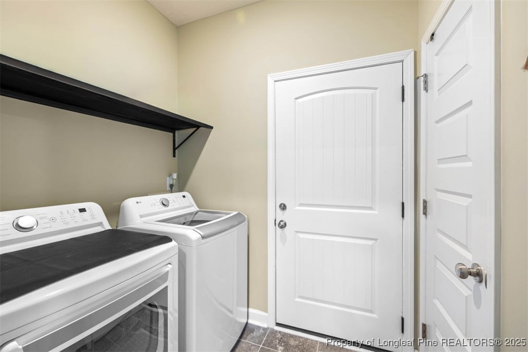 5512 Tolarsville Road St. Pauls, NC 28384 - Photo 14 of 30 a utility room with dryer and washer