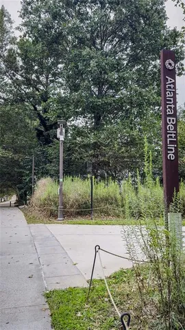 a view of backyard with green space