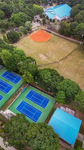 a view of an outdoor space pool patio and outdoor seating
