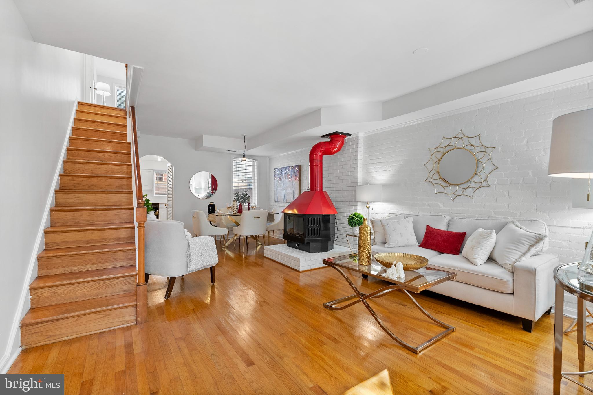 622 14th Place Northeast Washington, DC 20002 - Photo 6 of 37 Original exposed brick wall