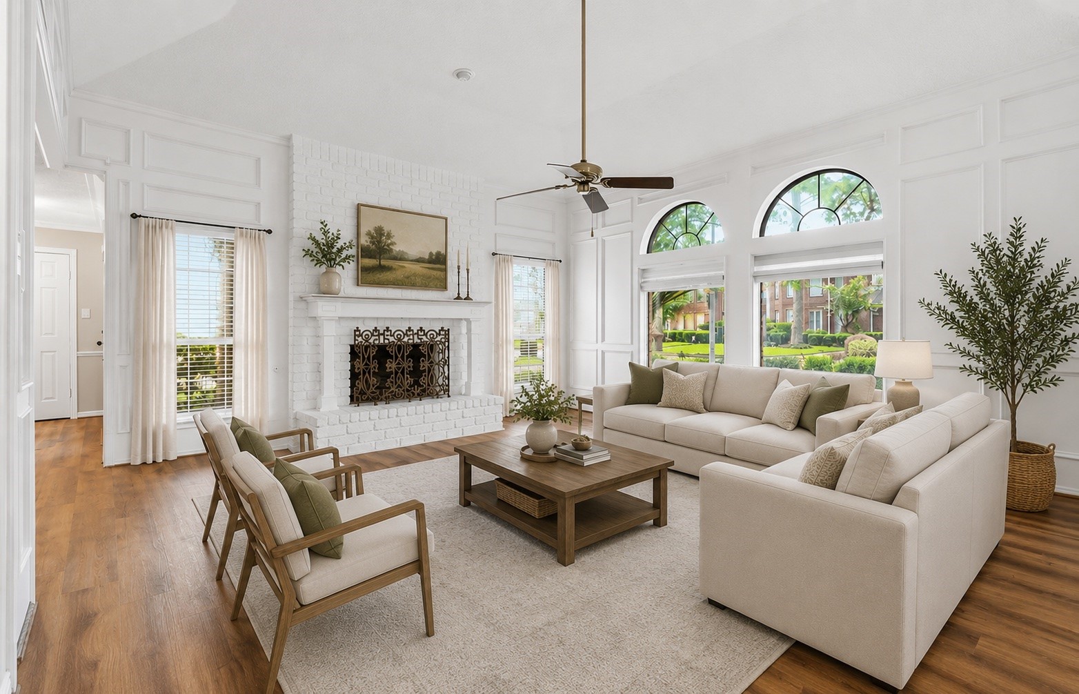 8310 Mentmore Drive Spring, TX 77379 - Photo 9 of 49 This is a view of living room with virtually staged furniture to give the potential buyer a visual for this space.