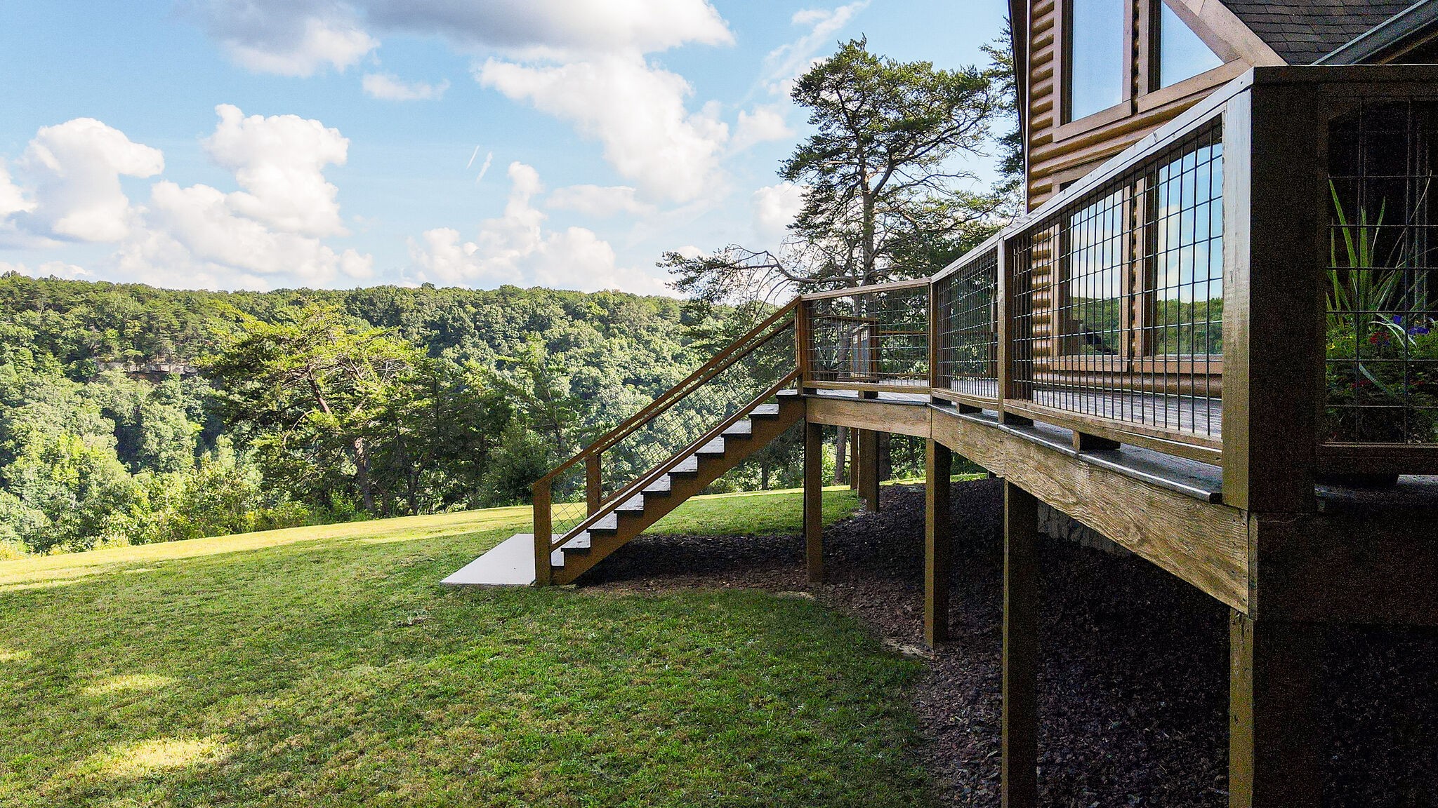 700 Haynes Road Sewanee, TN 37375 - Photo 40 of 41 a view of a balcony with an outdoor space