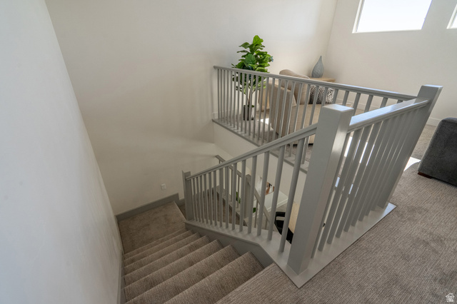 2972 West 570 North Hurricane, UT 84737 - Photo 56 of 104 Stairs featuring carpet floors