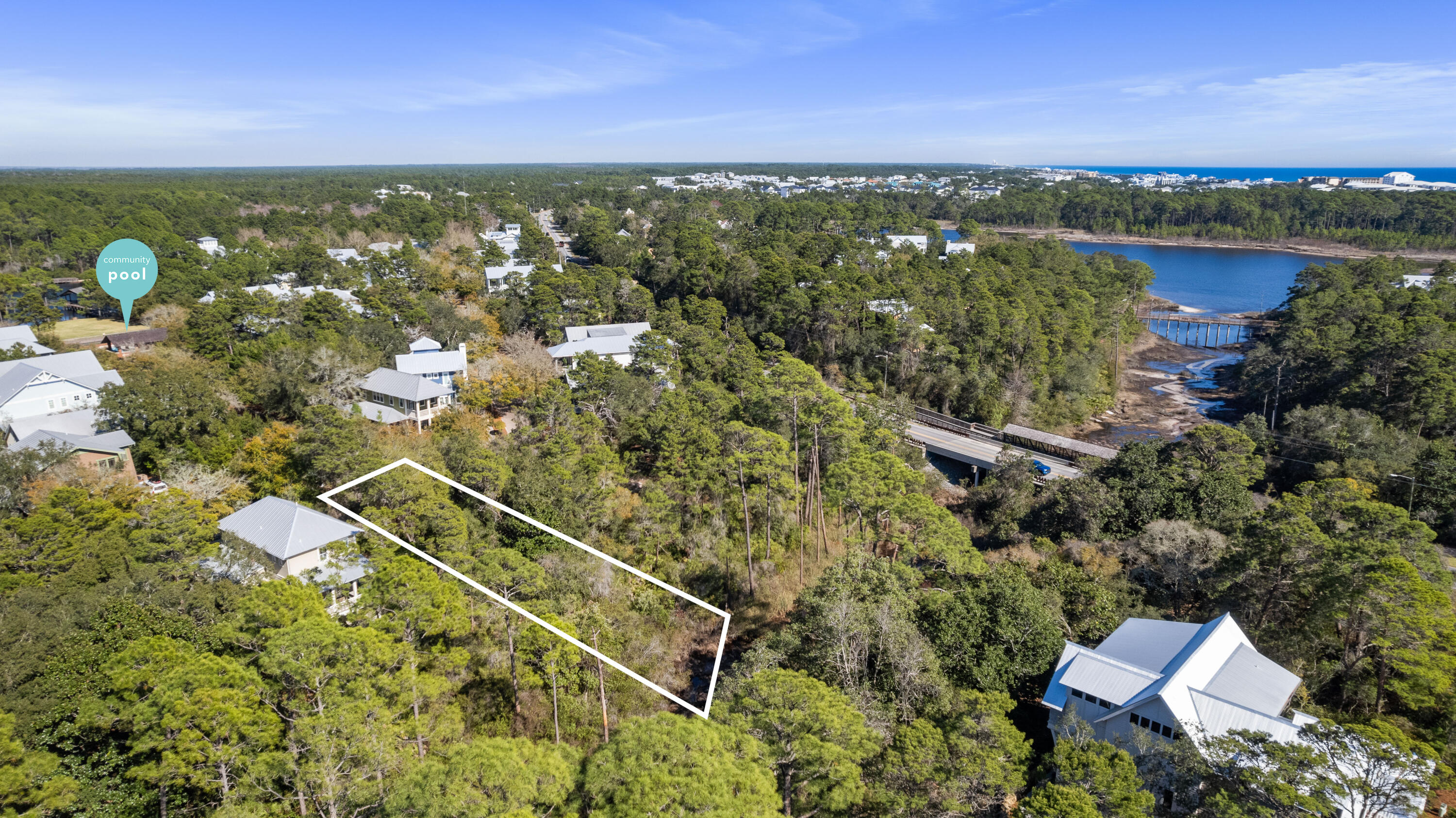 Lot 7 Okeechobee West Santa Rosa Beach Santa Rosa Beach, FL 32459 - Photo 4 of 22 a view of a city