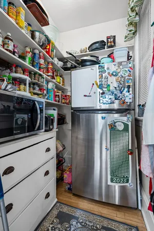 a view of storage and utility room