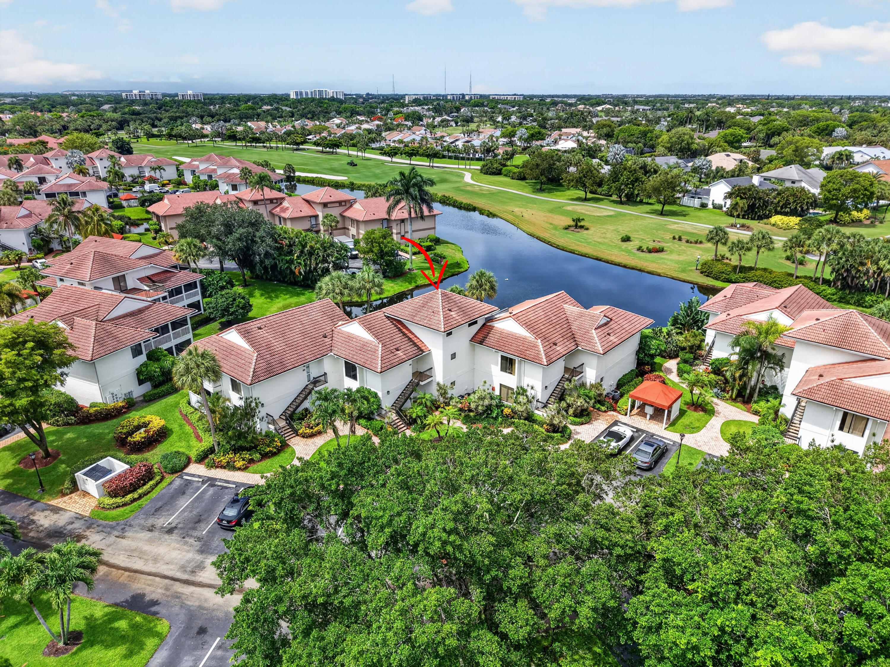 19221 Sabal Lake Drive, Unit 5124 Boca Raton, FL 33434 - Photo 54 of 98 an aerial view of multiple house