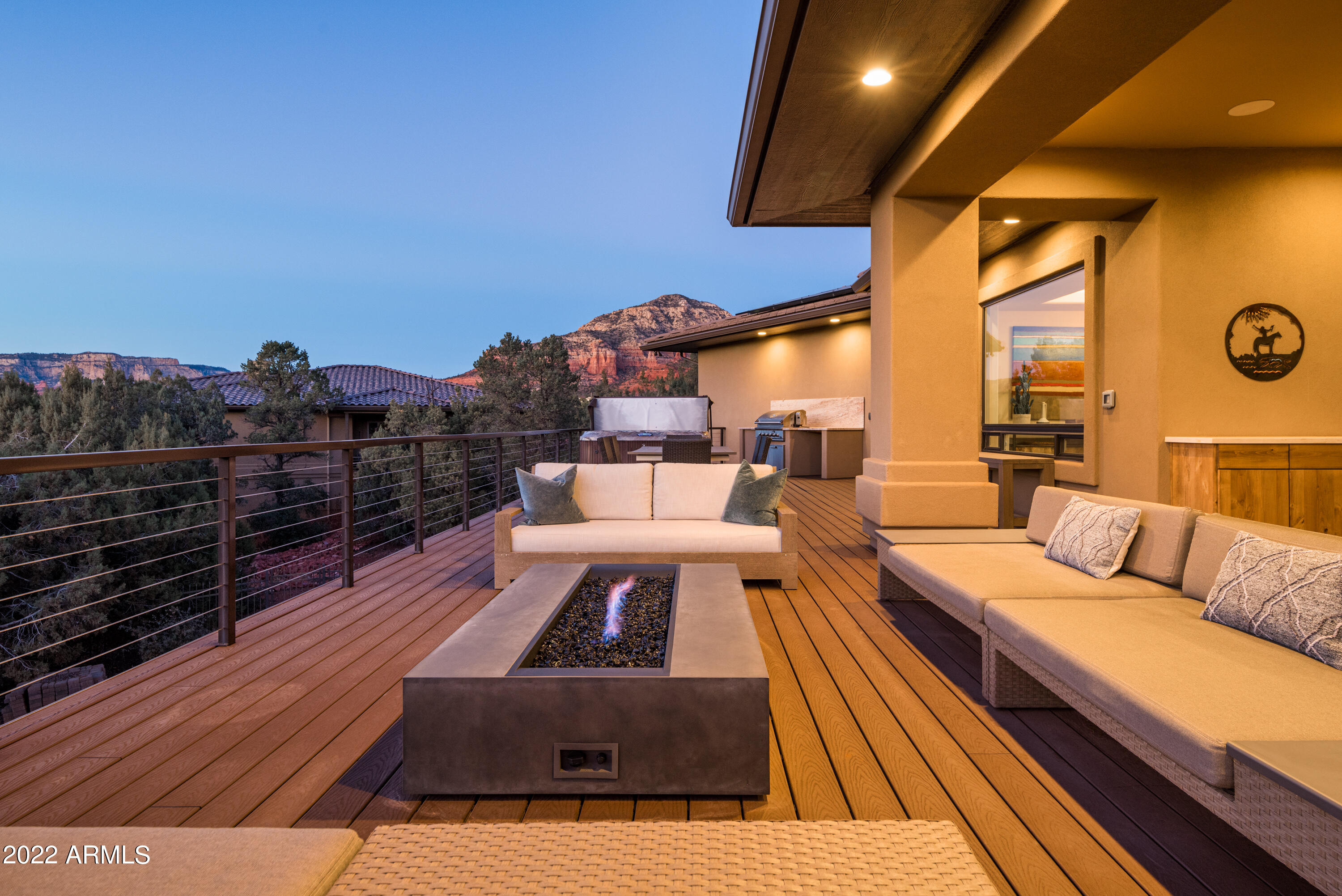 150 Rimstone Circle Sedona, AZ 86336 - Photo 5 of 35 Calm Sedona Nights by the Fire
