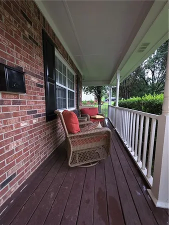 a outdoor view with a sitting space