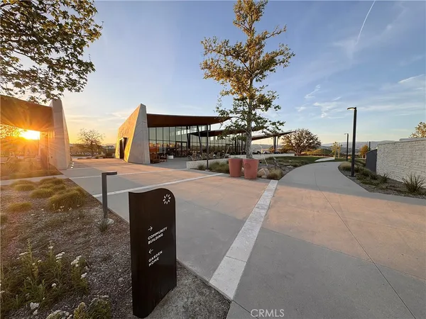 a view of outdoor space with seating area