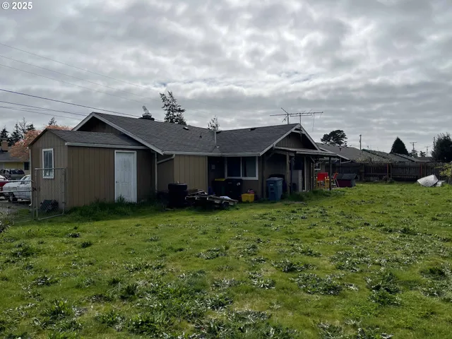 a front view of a house with yard
