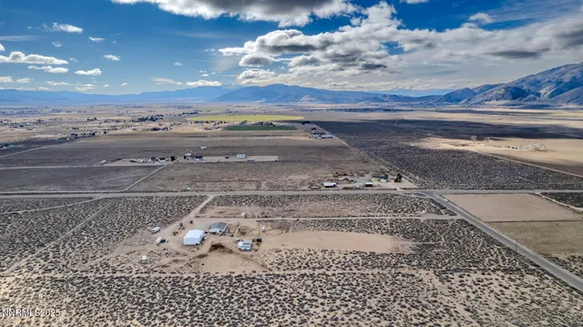 an aerial view of a ocean beach