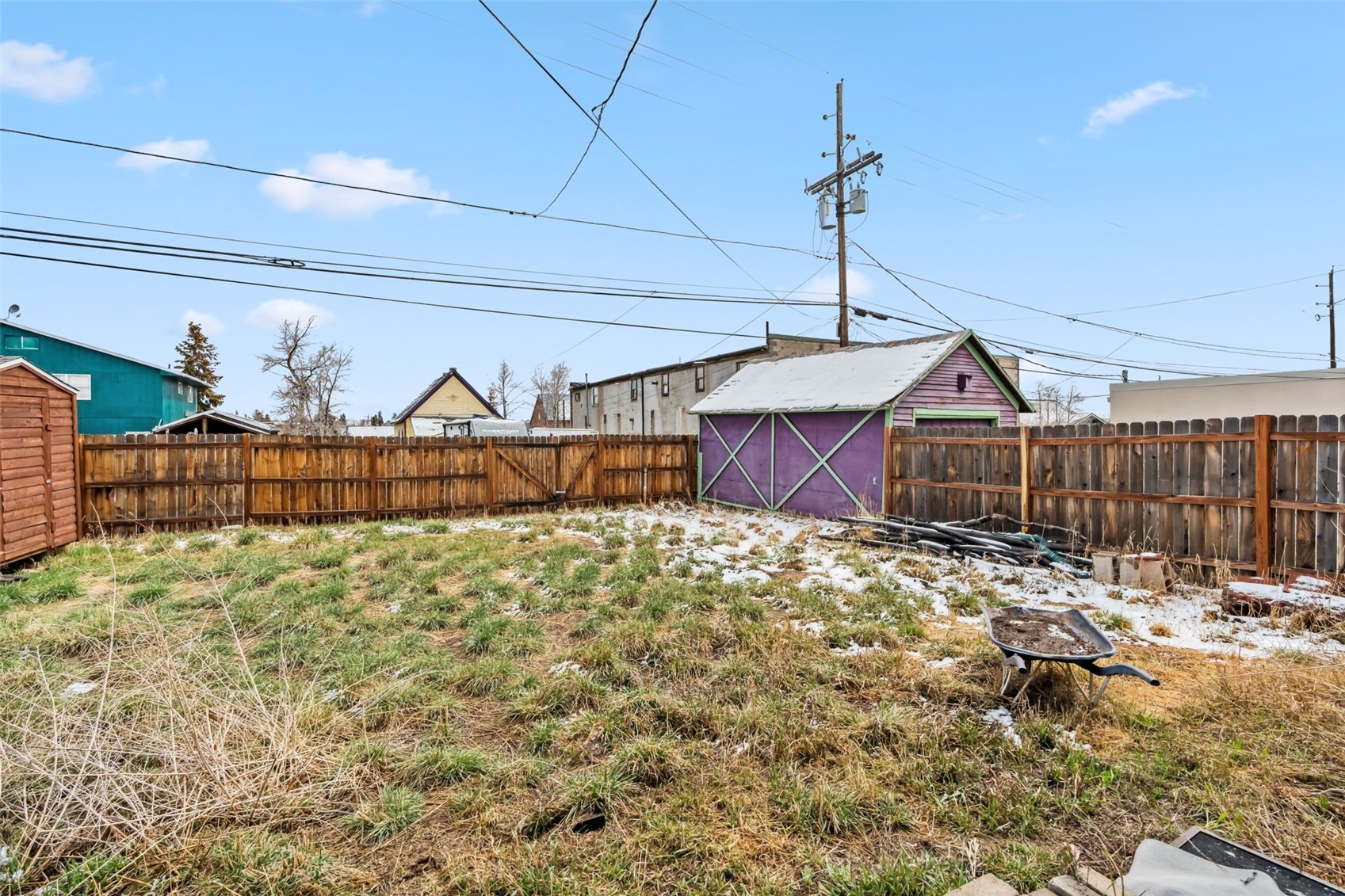 532 Front Street Fairplay, CO 80440 - Photo 16 of 46 Back yard access through Laundry Room