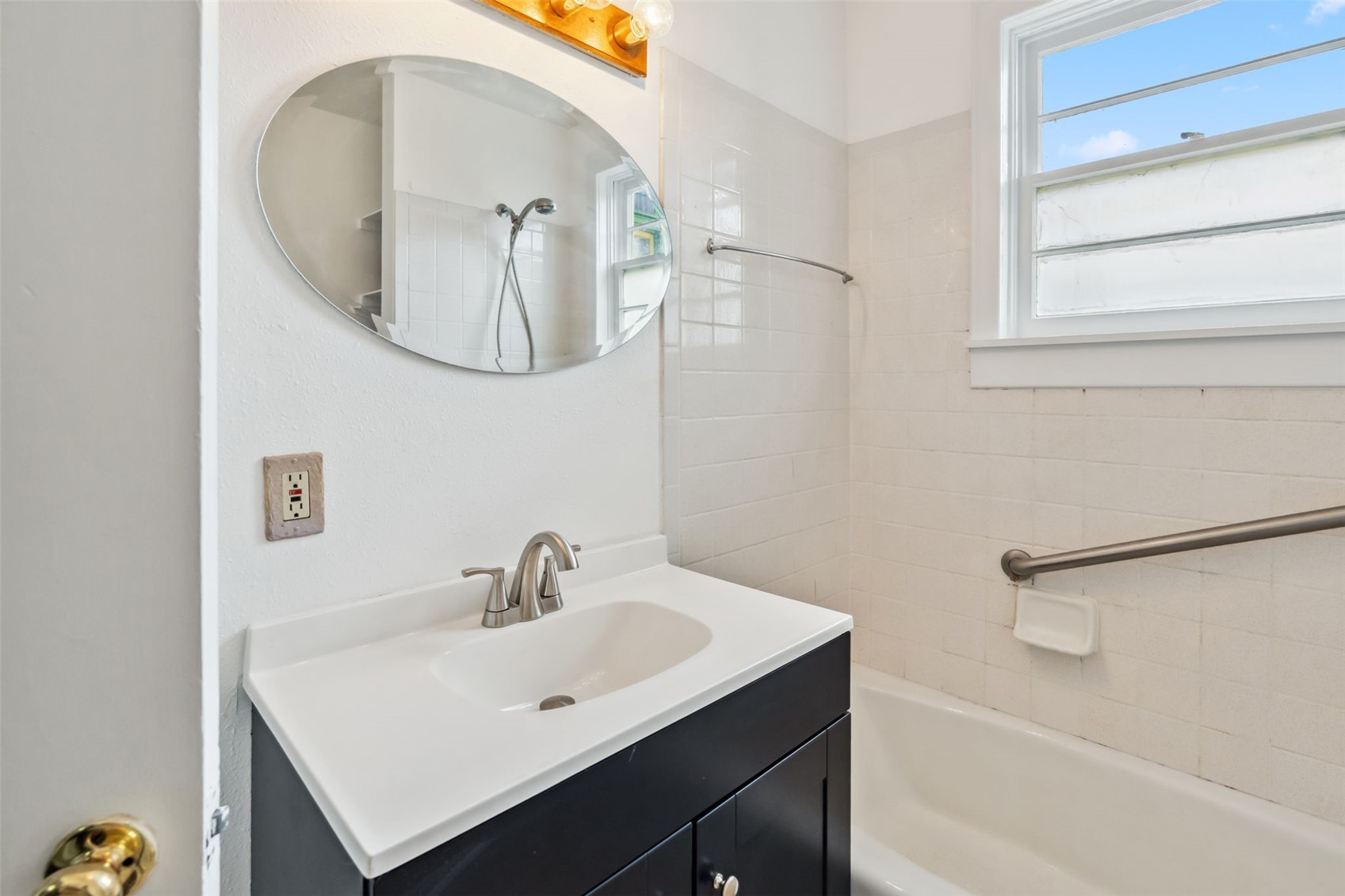 532 Front Street Fairplay, CO 80440 - Photo 22 of 46 a bathroom with a sink a vanity and a mirror