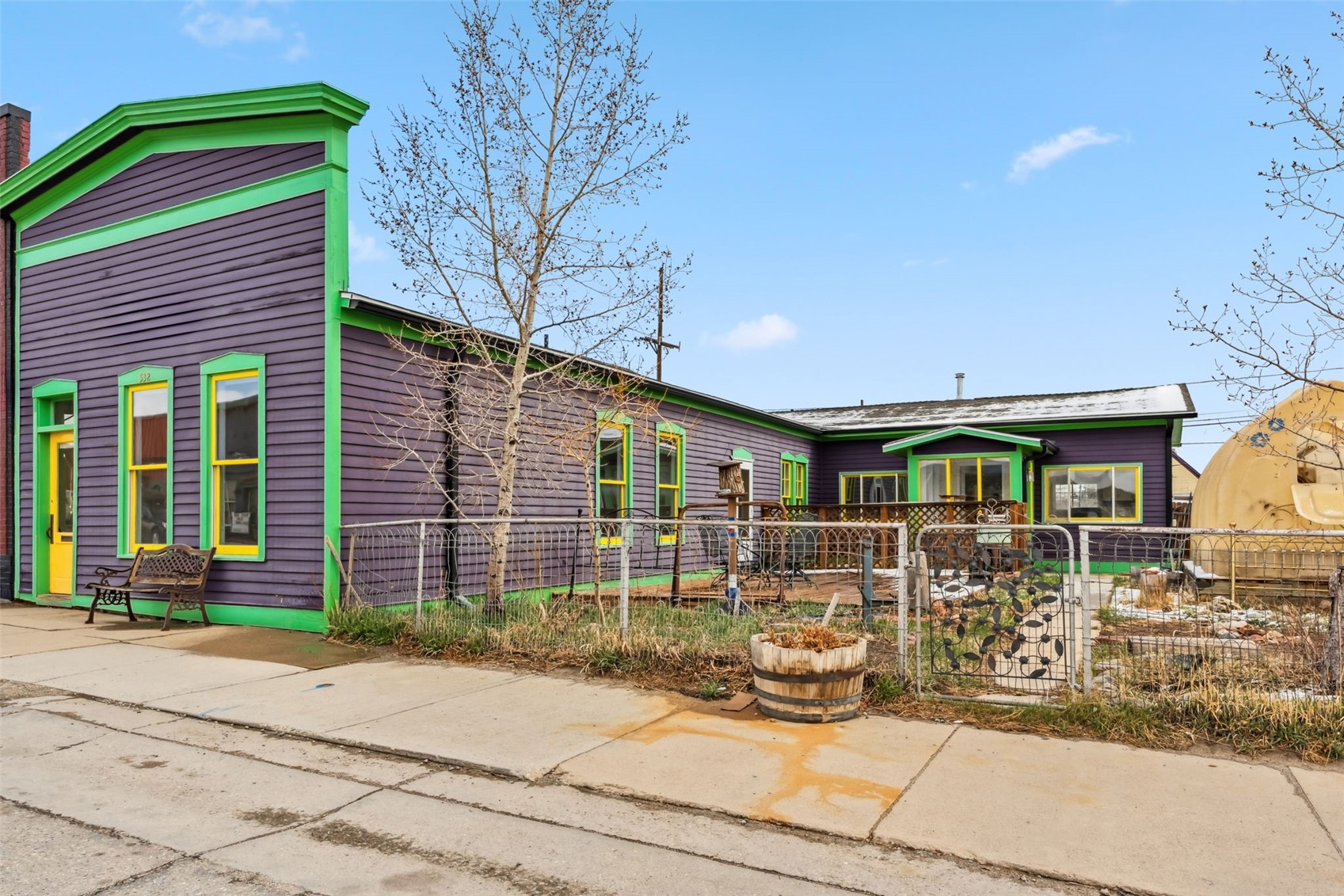 532 Front Street Fairplay, CO 80440 - Photo 3 of 46 a front view of a house with garden