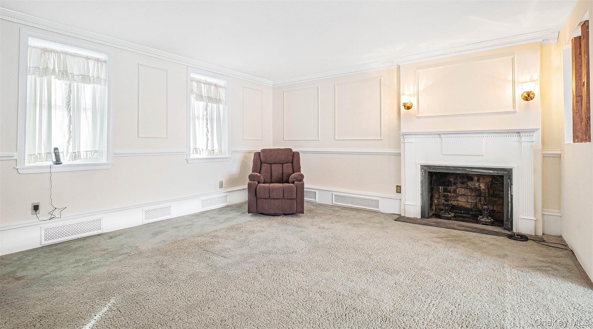 238 South Centerville Road Middletown, NY 10940 - Photo 5 of 28 a living room with furniture and a fireplace