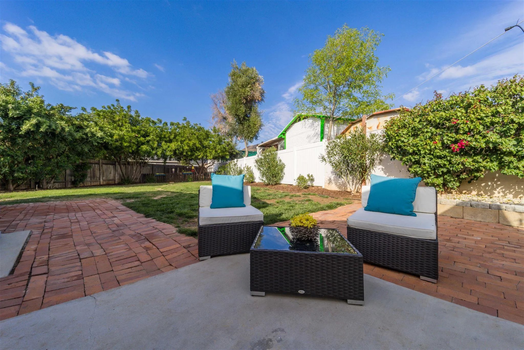 962 Wilfred Street El Cajon, CA 92021 - Photo 25 of 27 a view of backyard with outdoor seating and green space