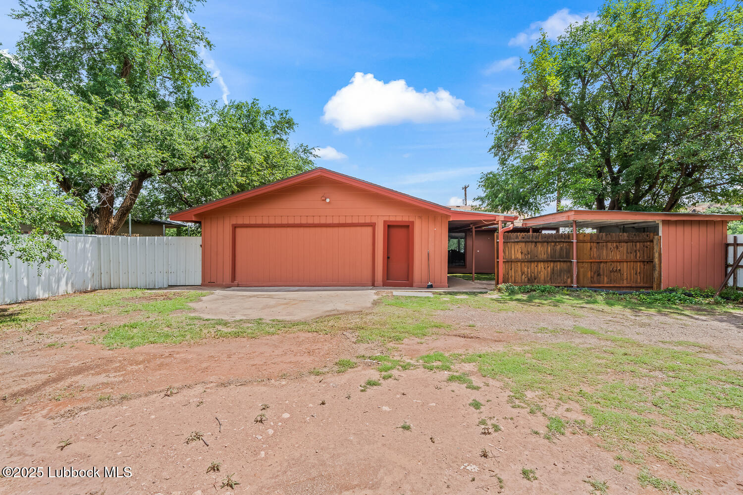 146 Pony Express Trail Buffalo Springs, TX 79404 - Photo 28 of 48 a view of backyard of house