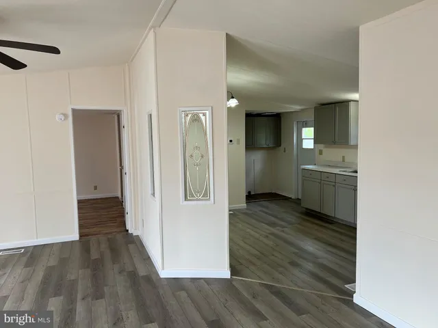 wooden floor in an empty room