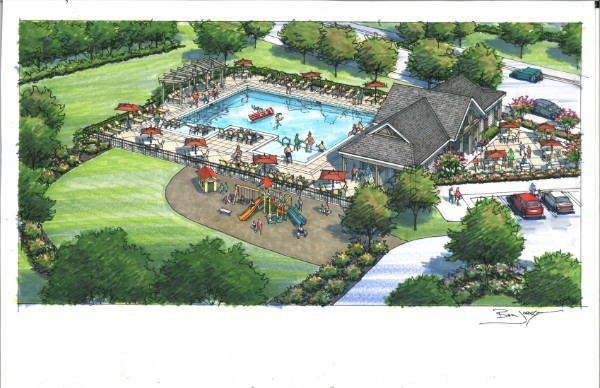 3073 Long Branch Circle Franklin, TN 37064 - Photo 11 of 13 a view of a house with a garden