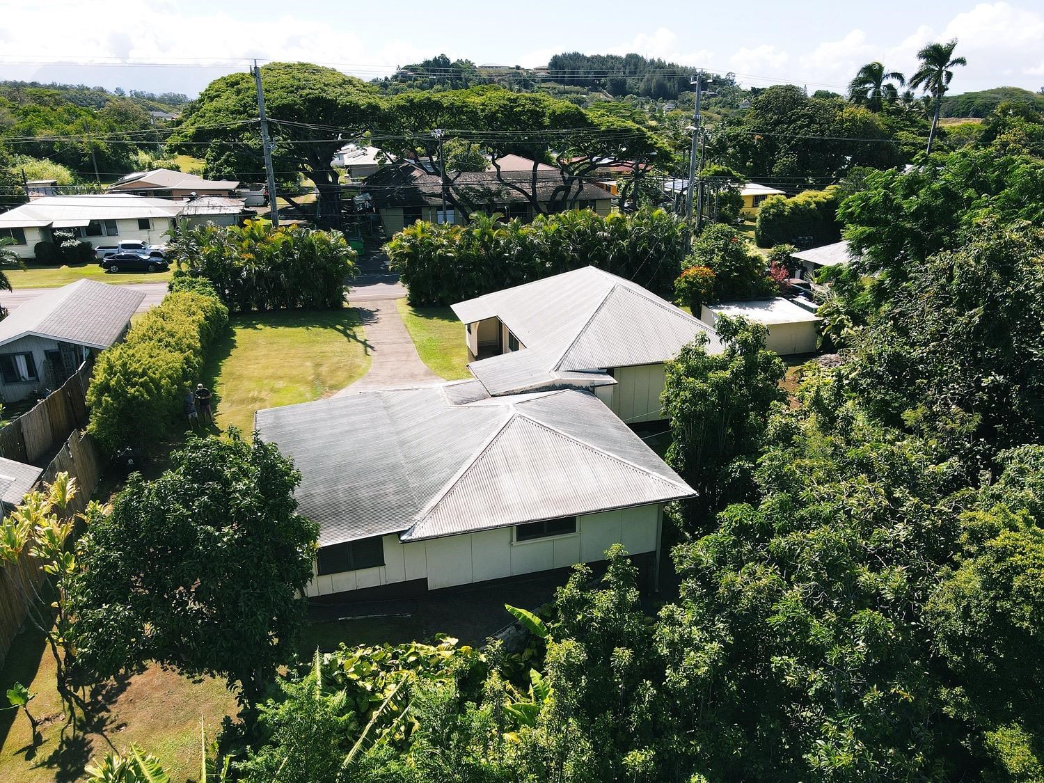 741 Haiku Road Haiku, HI 96708 - Photo 9 of 26 an aerial view of a house with yard swimming pool and outdoor seating