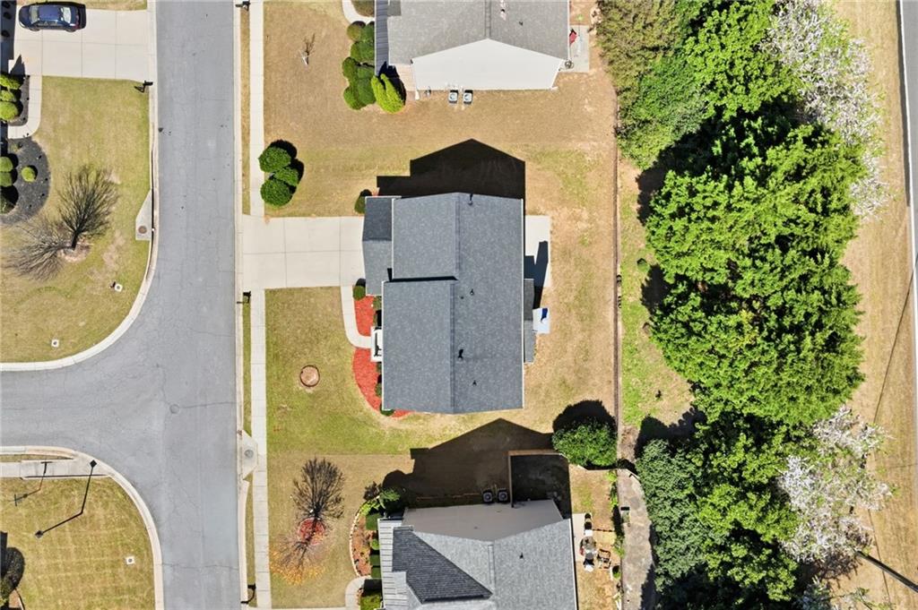 310 Hammersmith Drive Suwanee, GA 30024 - Photo 49 of 55 an aerial view of a house with swimming pool