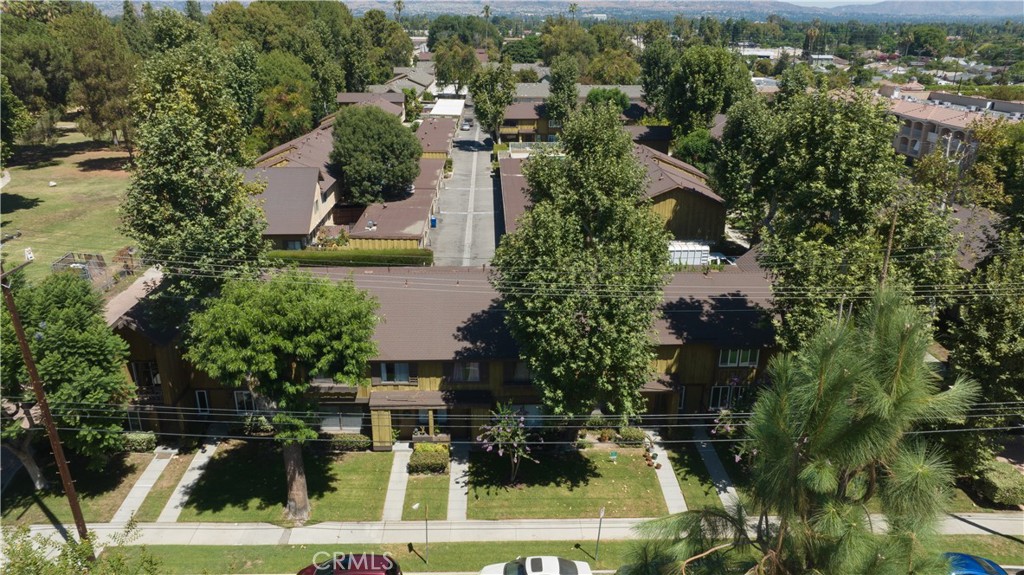 20135 Leadwell Street, Unit 2 Winnetka, CA 91306 - Photo 2 of 21 an aerial view of residential houses with outdoor space and trees