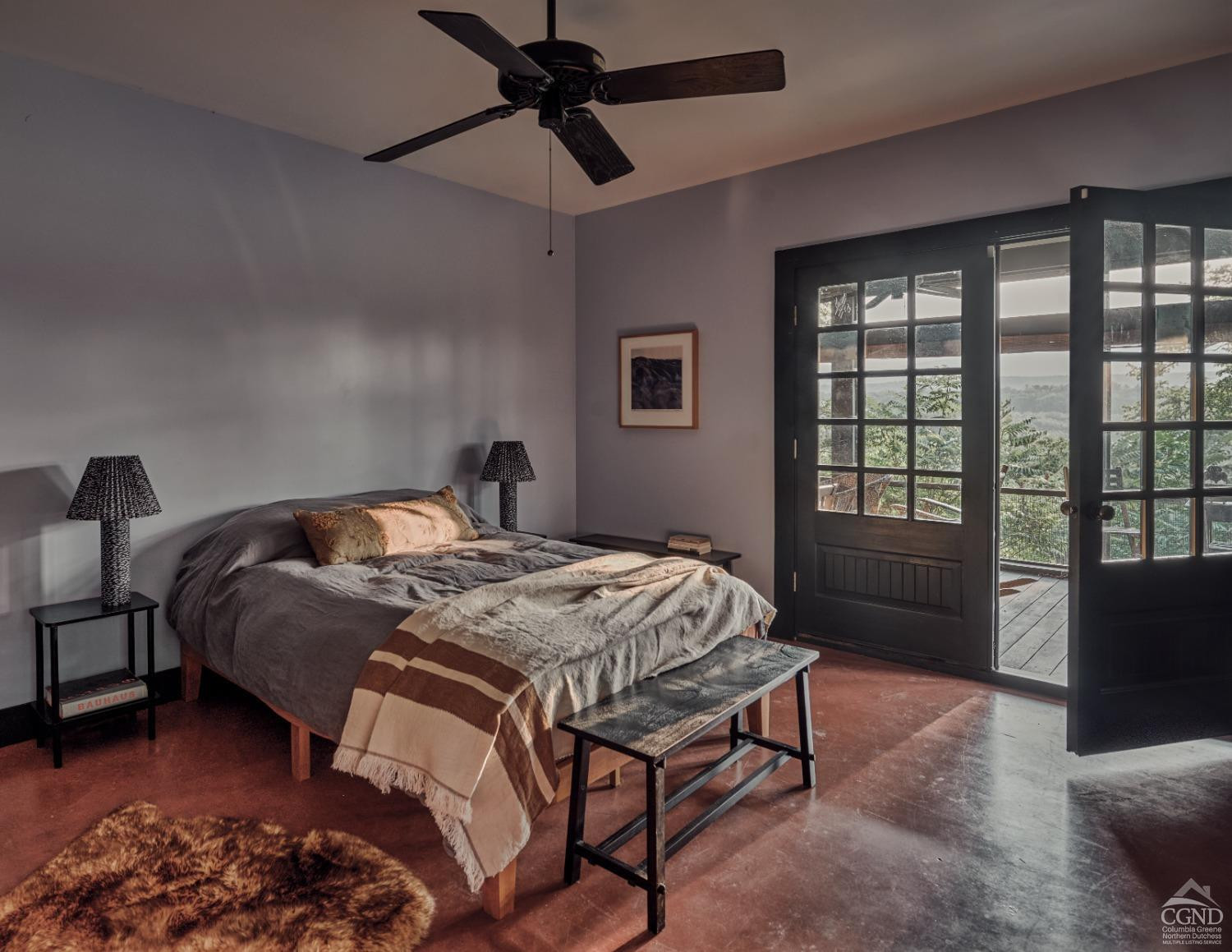 5280 Cauterskill Road Catskill, NY 12414 - Photo 21 of 55 a bedroom with a bed and a window