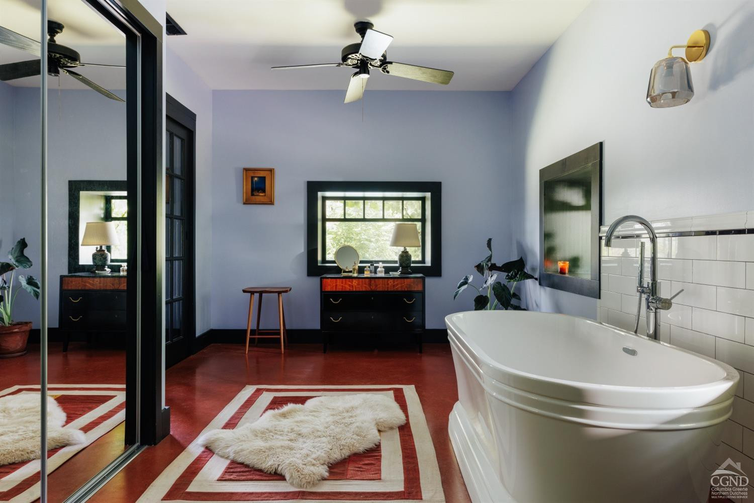 5280 Cauterskill Road Catskill, NY 12414 - Photo 24 of 55 a bathroom with a sink a bathtub and a mirror