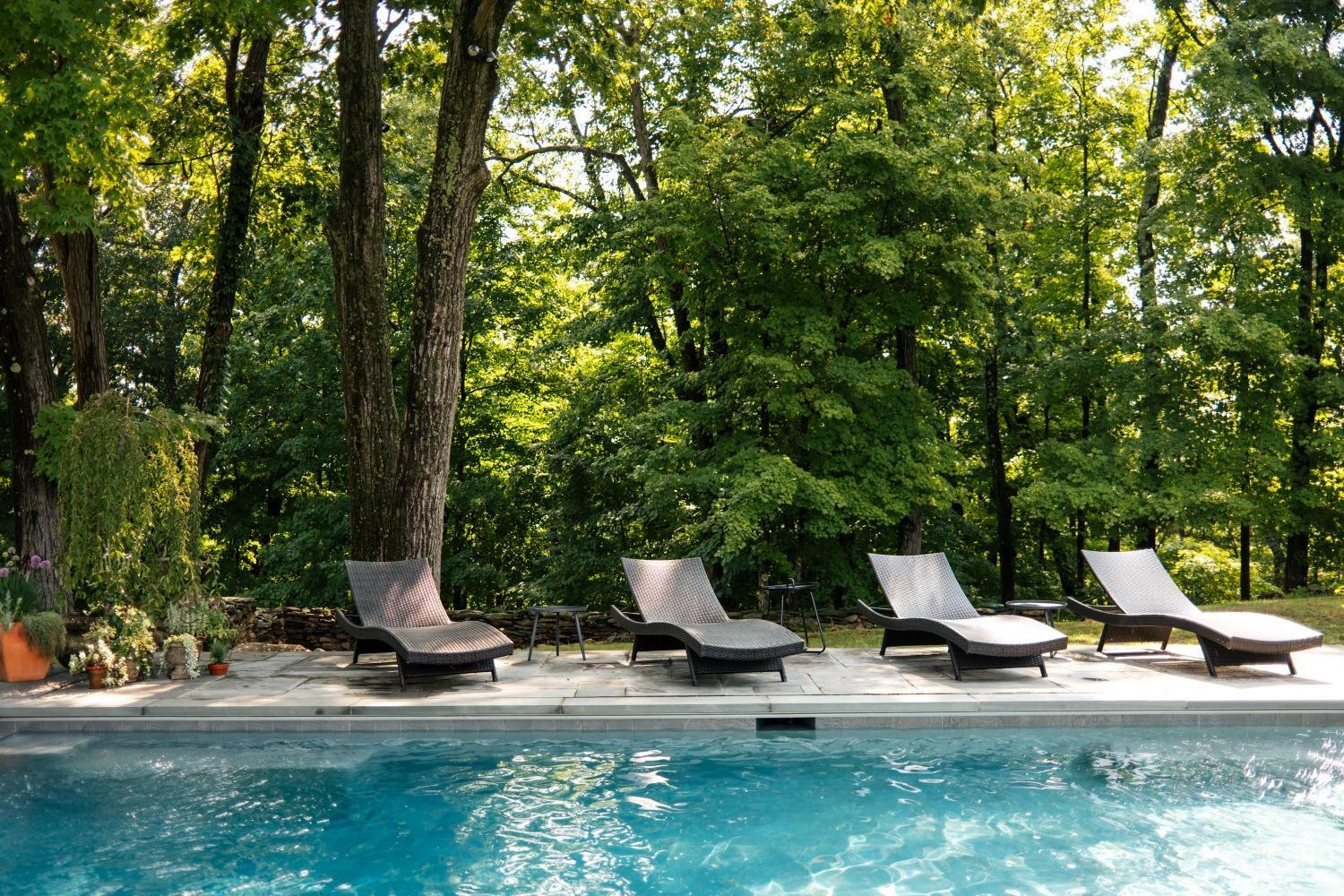 5280 Cauterskill Road Catskill, NY 12414 - Photo 3 of 55 a view of a lake with a sitting area