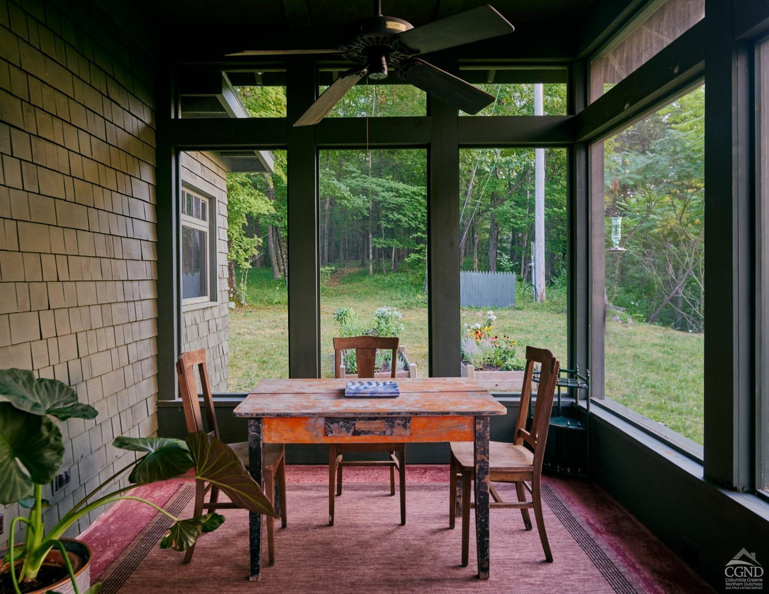 5280 Cauterskill Road Catskill, NY 12414 - Photo 42 of 55 a view of a dining room with furniture window and outside view