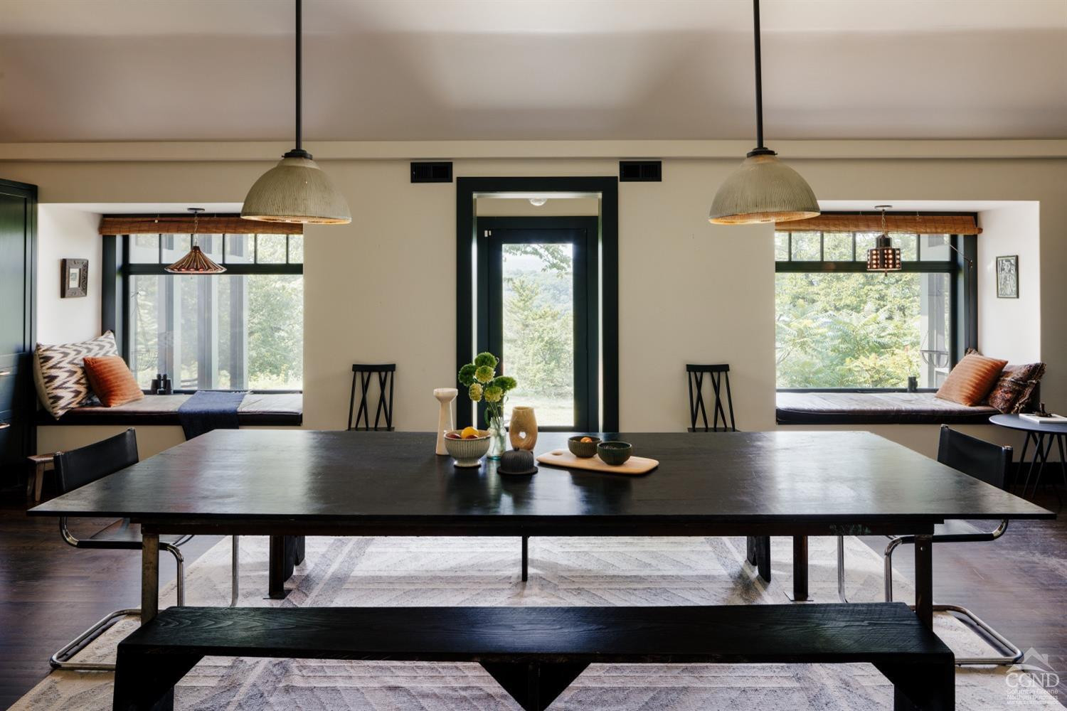 5280 Cauterskill Road Catskill, NY 12414 - Photo 10 of 55 a view of a dining room with furniture window and wooden floor