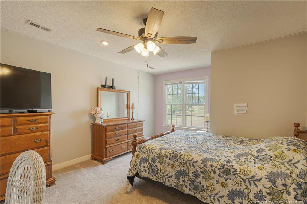 515 Briarwood Road Warsaw, NC 28398 - Photo 22 of 36 a bedroom with a bed and flat screen tv