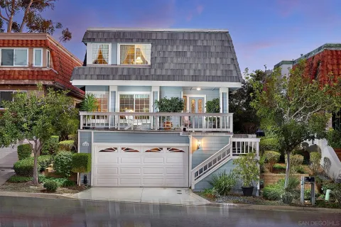 a view of a house with couches