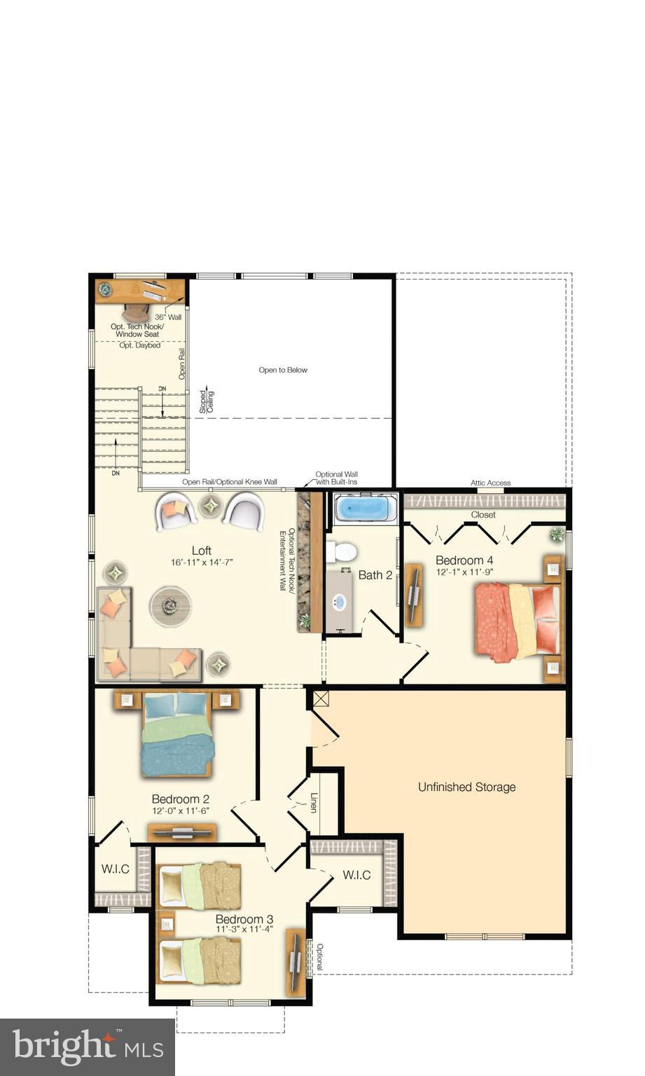 19242 American Holly Road, Unit 83 Rehoboth Beach, DE 19971 - Photo 28 of 42 Floor Plan (Upper lvl)