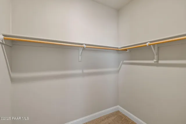 a close up view of racks on the wall