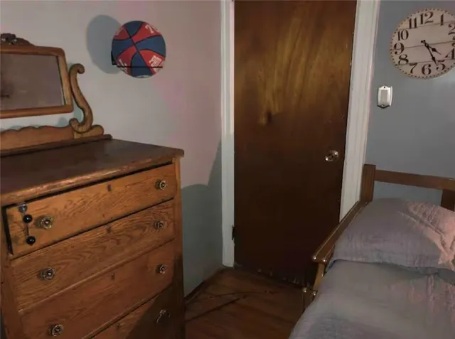 a room with storage and utility